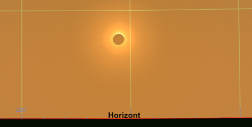 Sonnenfinsternis von Merseburg aus