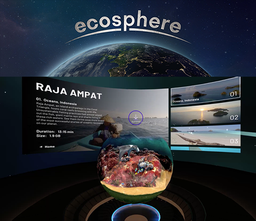 Ecosphere in VR